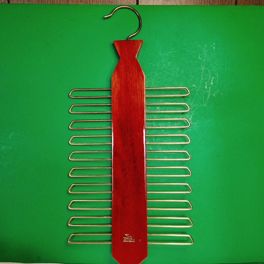 Vintage Germany tie rack holder